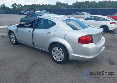 2012 Dodge Avenger Se z USA, uszkodzony, nr VIN 1C3CDZAB9CN233005